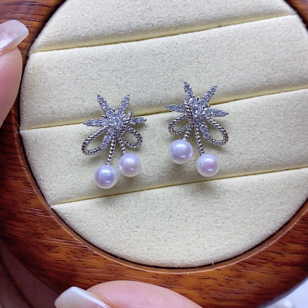 未镶嵌淡水珍珠耳饰