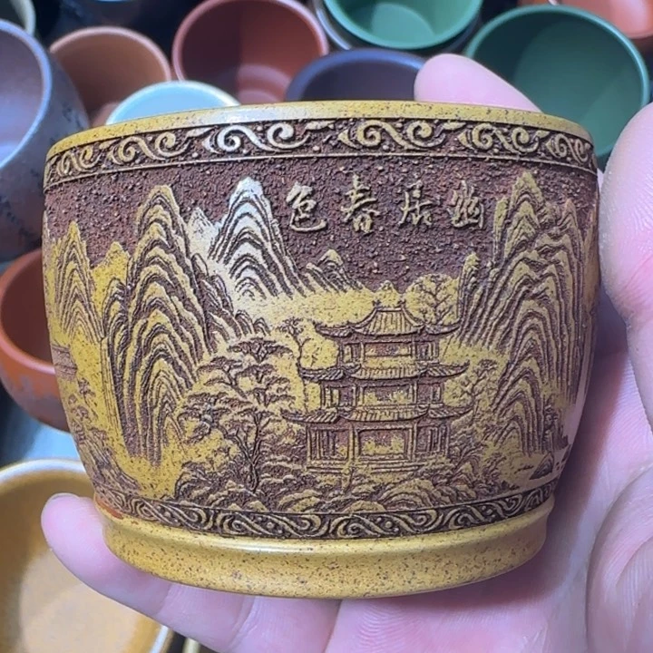 茶杯紫砂全手工制作工艺