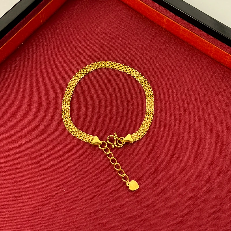 足银手链 编织蕾丝表带手链