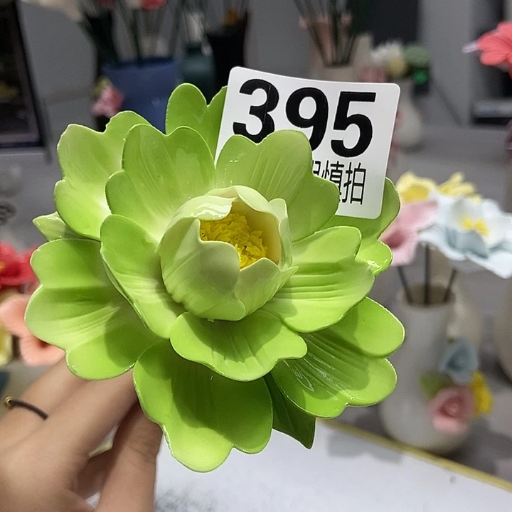 陶瓷纯手工捏花设计