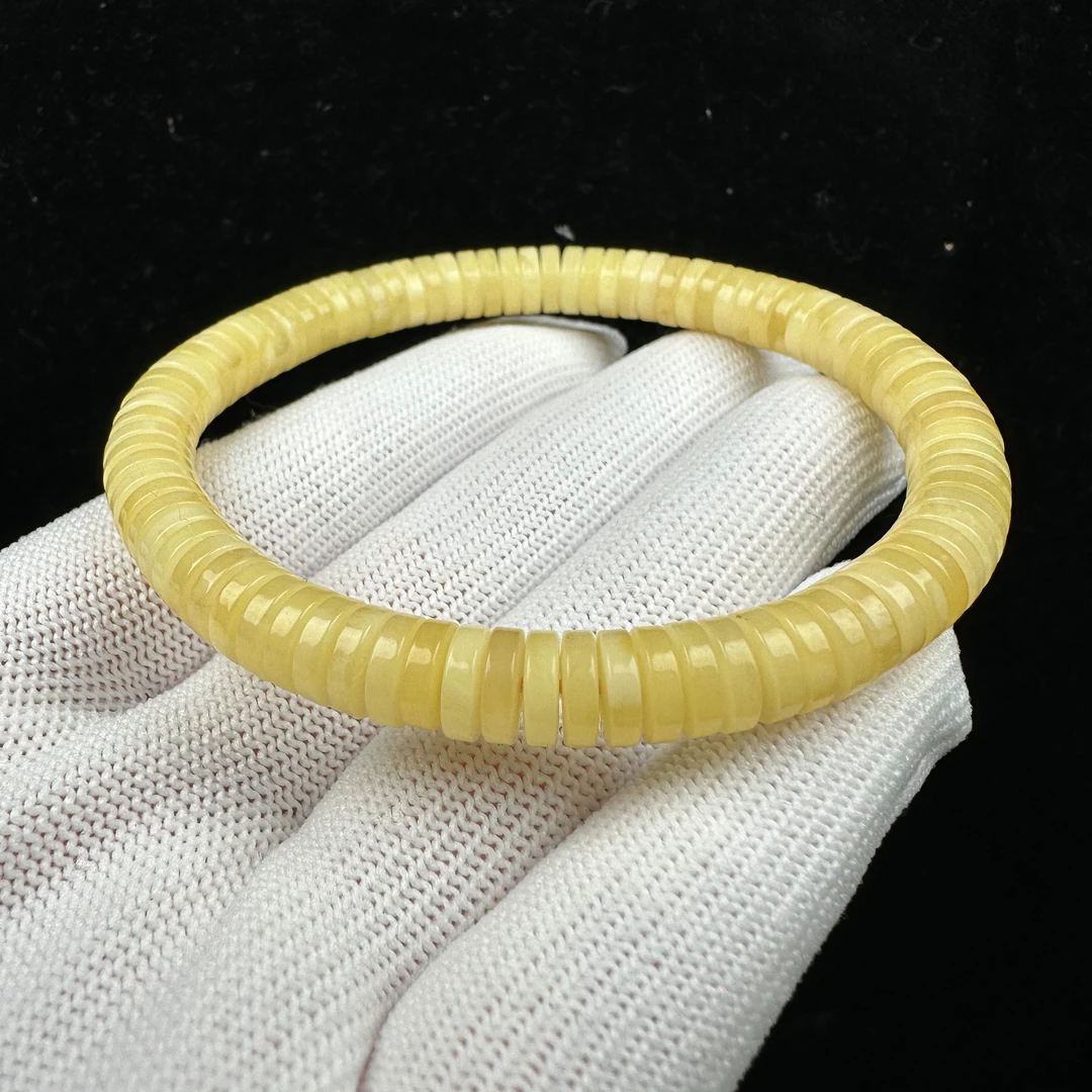 G1483天然蜜蜡药片 7.1mm 7.1克