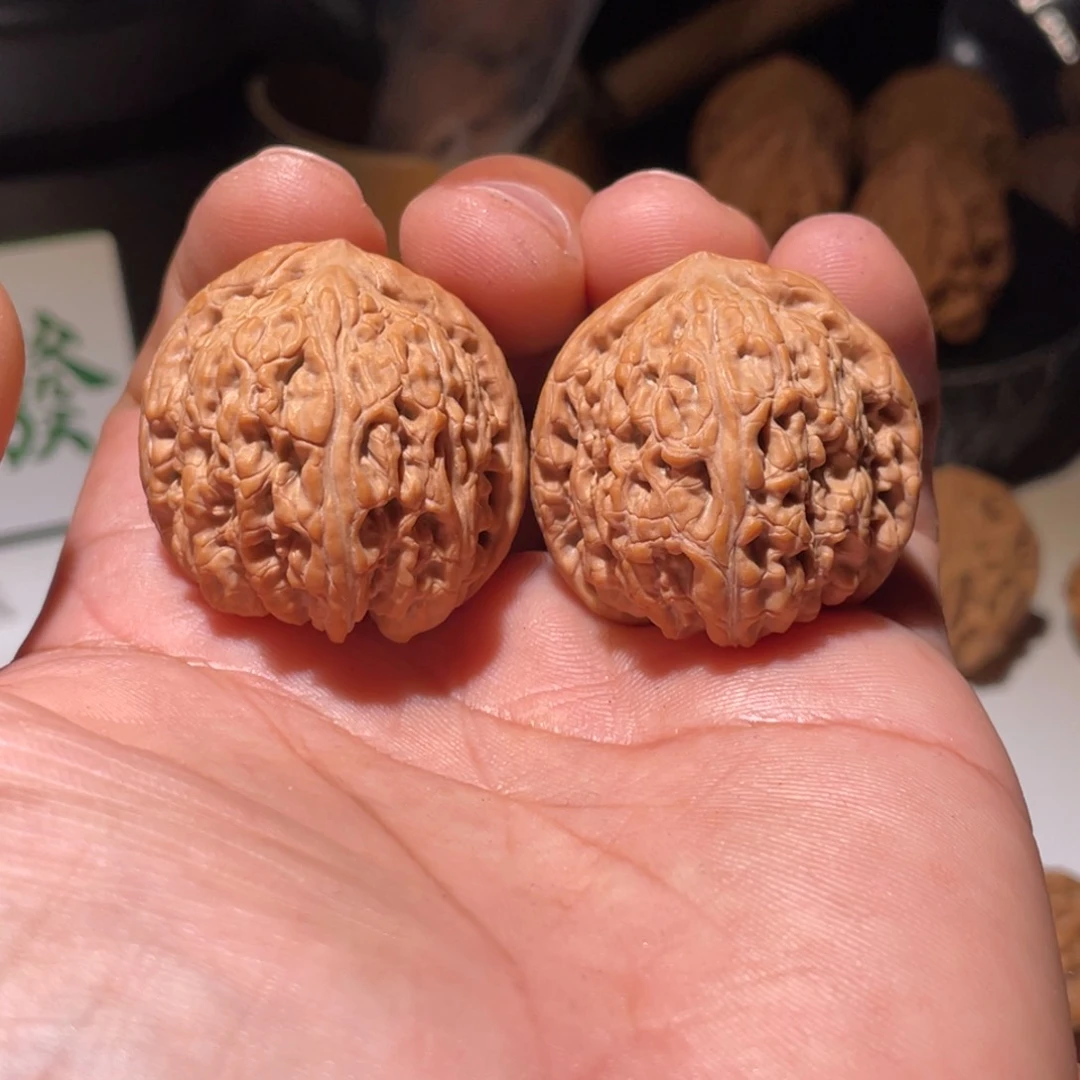 文玩核桃吊坠承德密纹