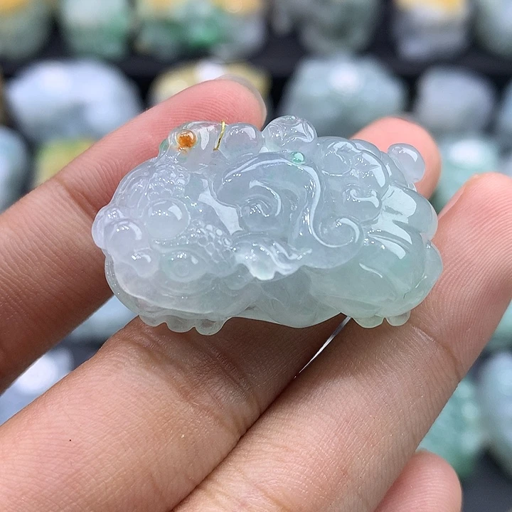 翡翠未镶嵌颈饰天然缅甸翡翠
