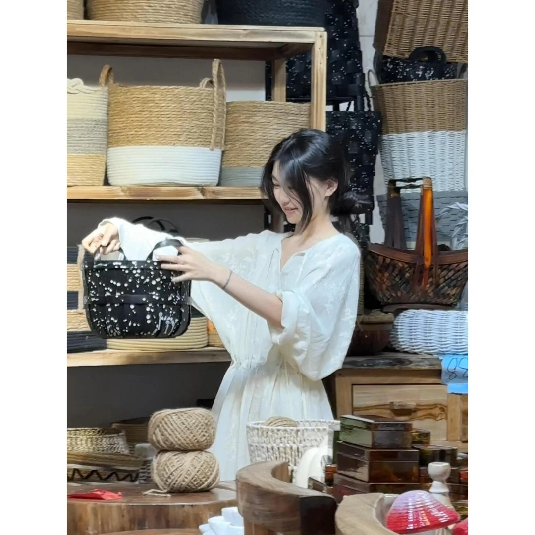 MARIE.COCO法式温柔风白色连衣裙女春季高级感气质收腰显瘦长裙子