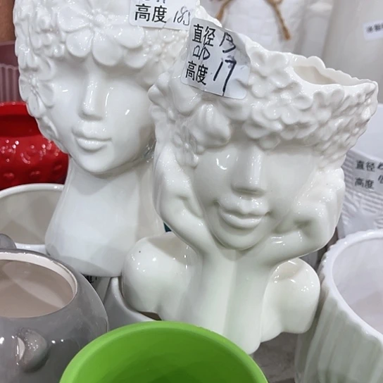 多肉绿植陶瓷花盆9.9包邮