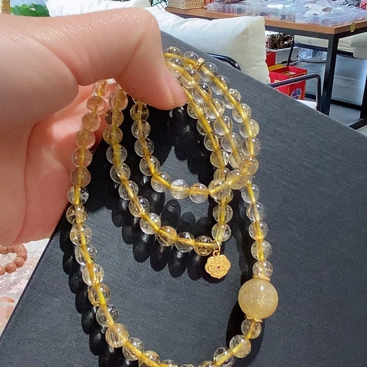 水晶手链未镶嵌手链钛金