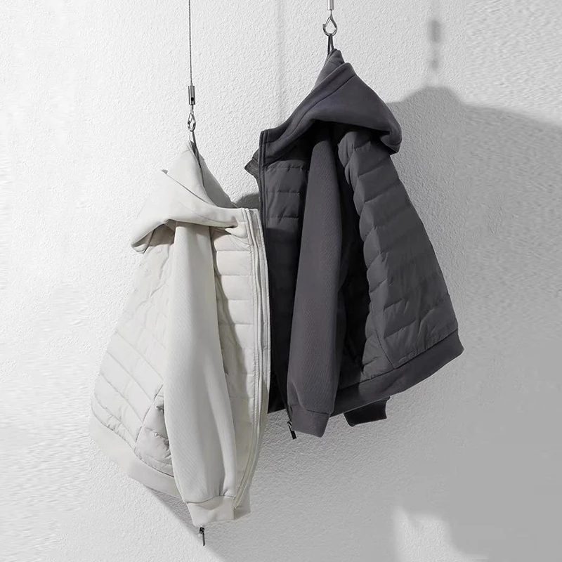 冬季情侣款连帽轻便保暖鸭绒外套时尚休闲百搭羽绒服ZJ182/B554