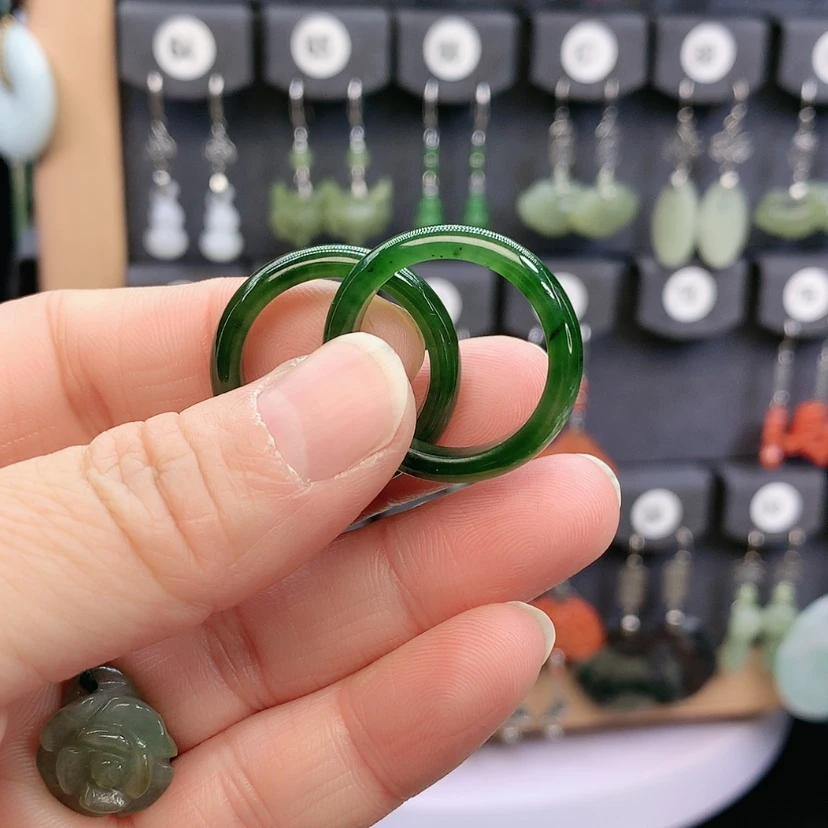 【闪购商品】和田玉耳饰银S925镶嵌陌****精美