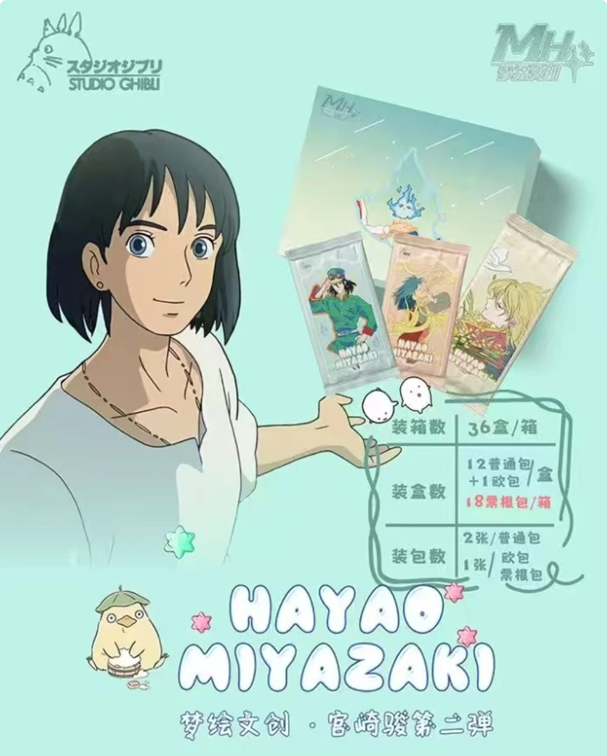 对对碰【宫崎骏】梦绘文创 收藏卡盲盒（二创代拆）