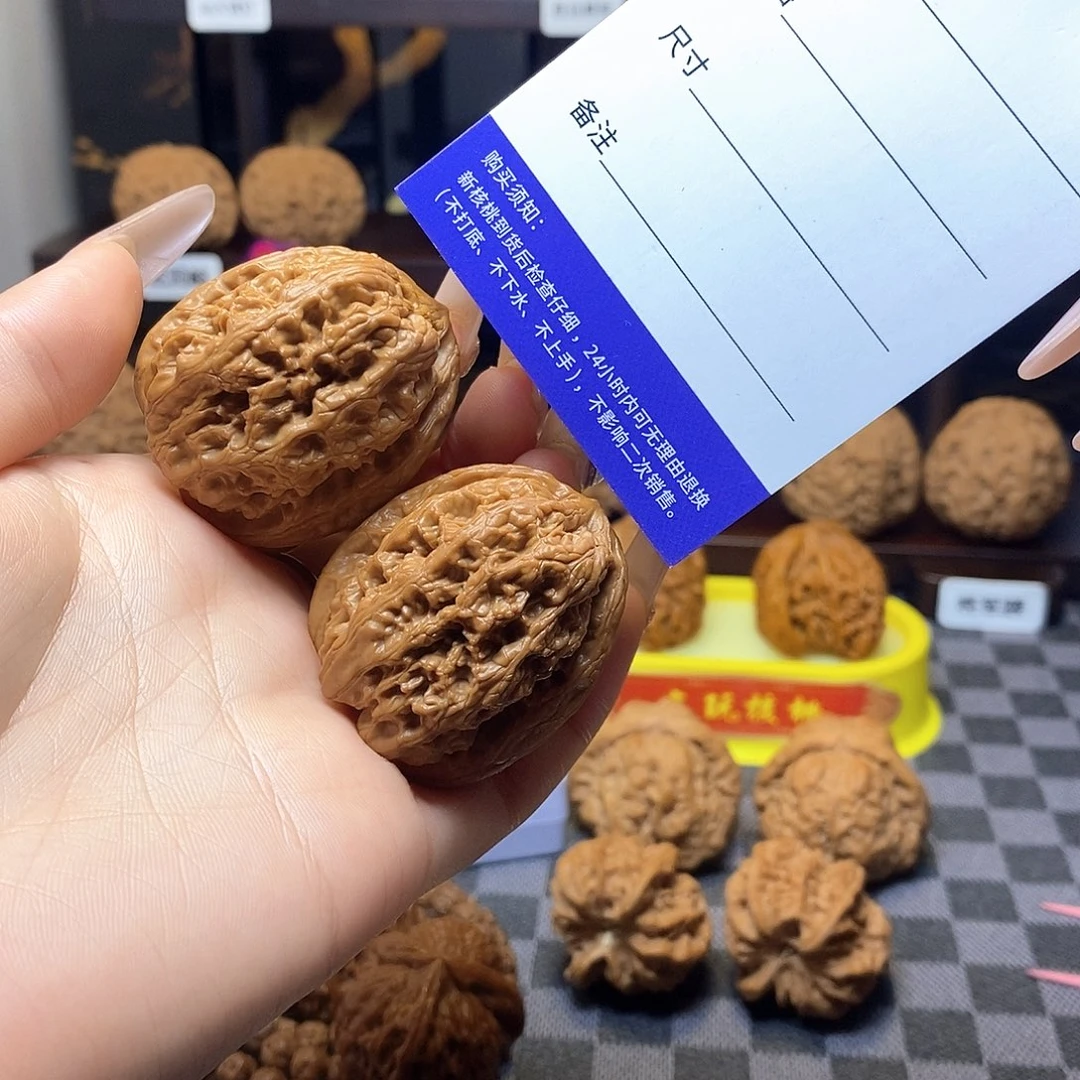 核桃把件全品已打底华北将军膀边37