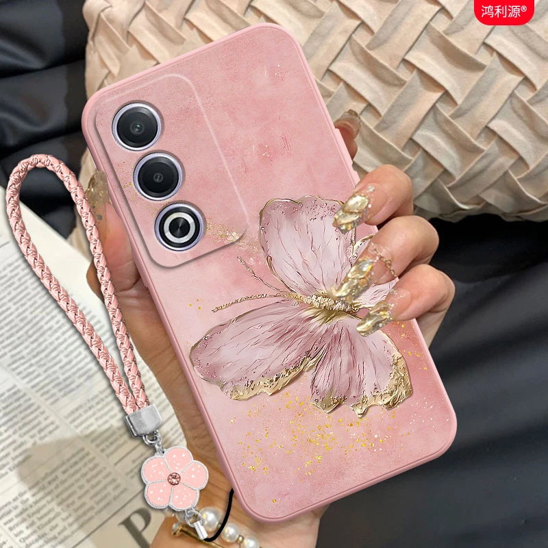 OPPOA3活力版手机壳潮牌OPPOA3X简约A3 5G蝴蝶时尚A3Pro全包适用