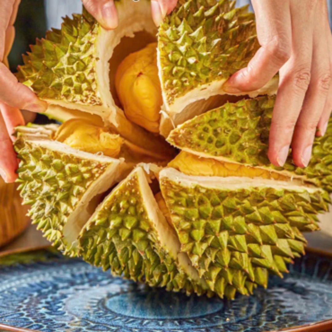 【新鲜榴莲小时达】泰国金枕3-4斤左右带壳肉厚核小榴莲同城送金枕泰国东部