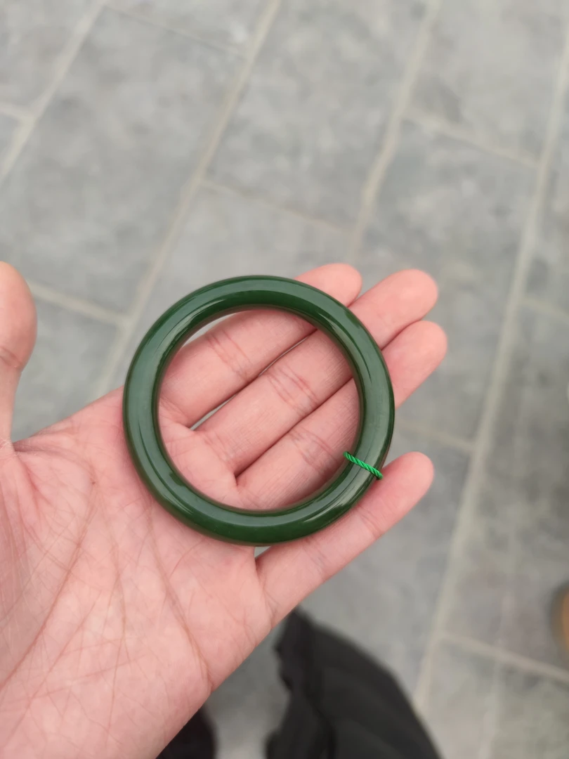 和田玉和田玉碧玉手镯