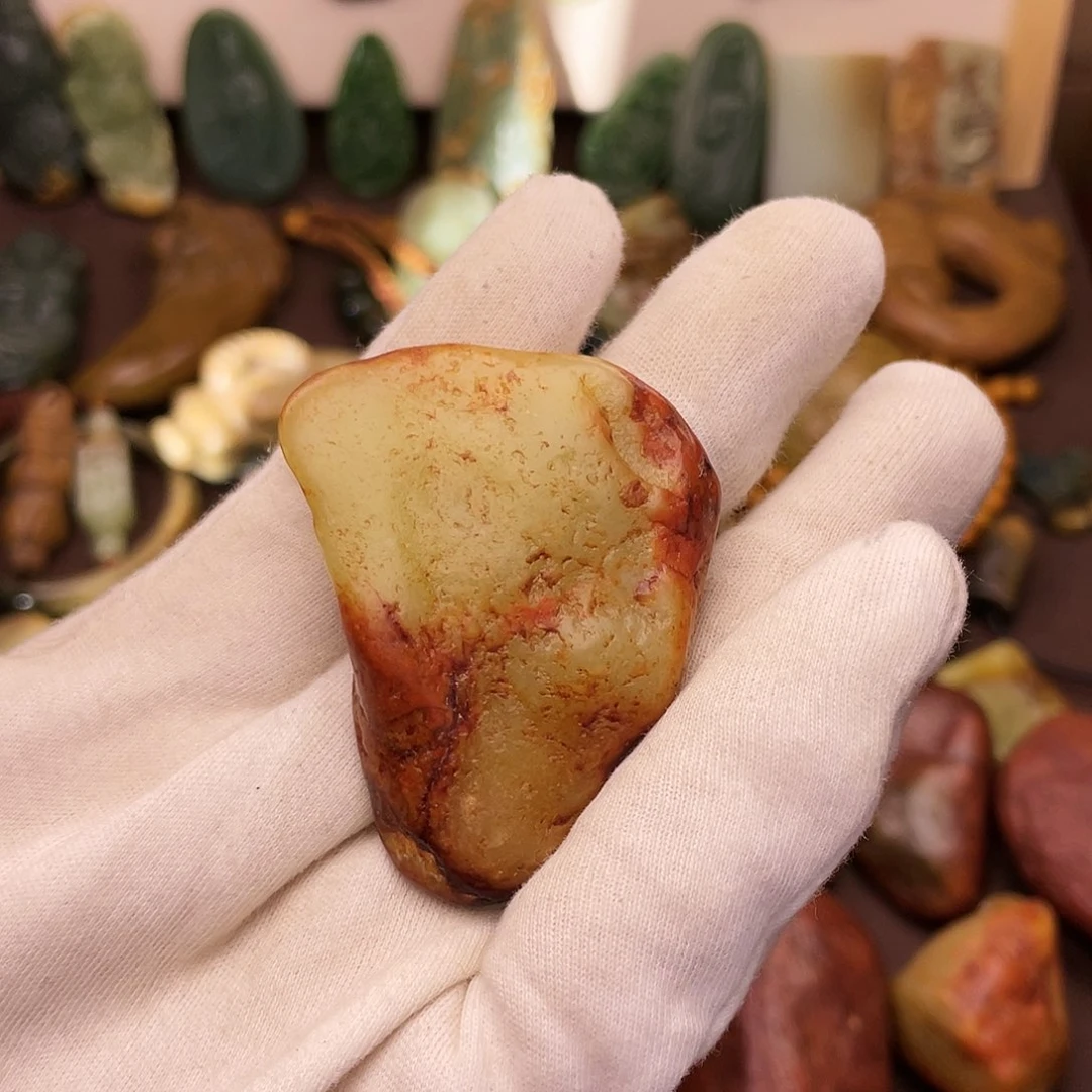 岫岩河磨玉（透闪石质玉）未镶嵌颈饰