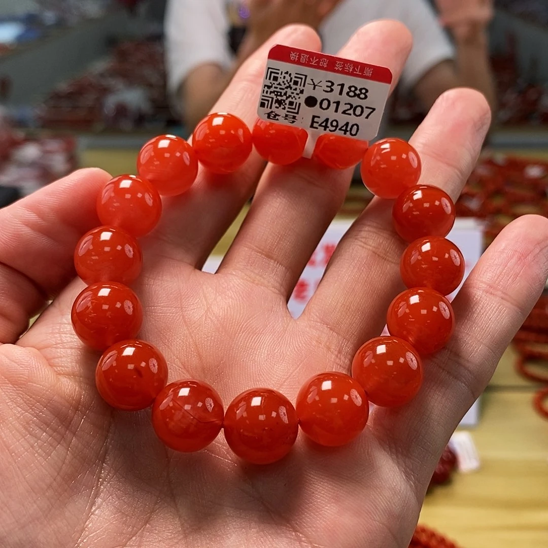 南红玛瑙12mm   多样性发一未镶嵌