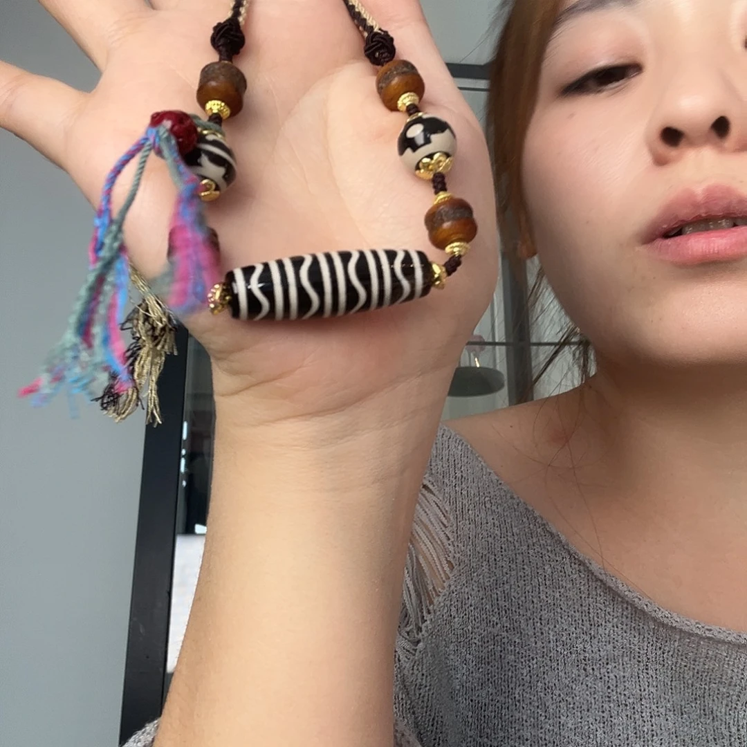 玛瑙/玉髓合金颈饰