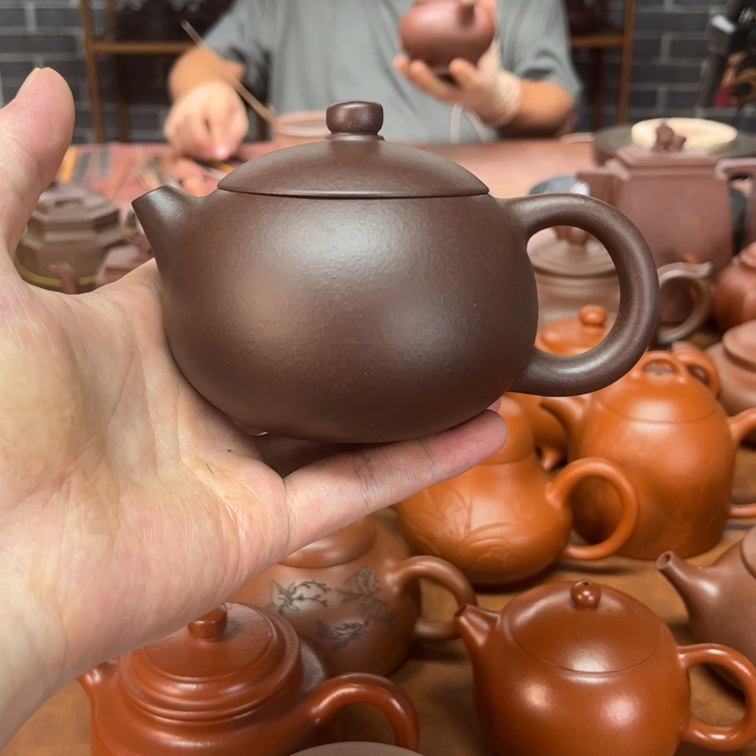 茶壶紫砂13 紫砂壶手工制作一手货源230cc