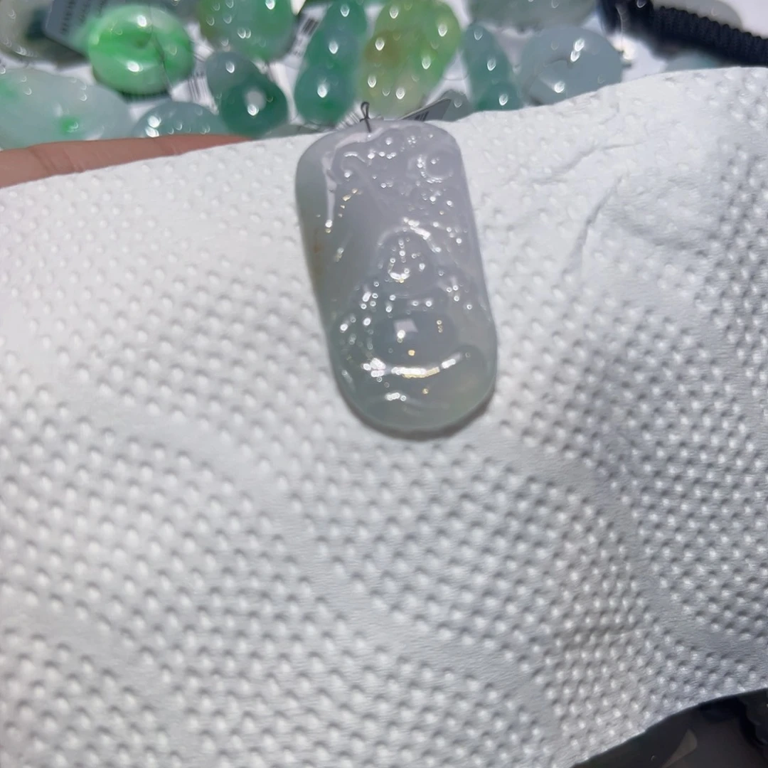 翡翠颈饰未镶嵌天然翡翠A货