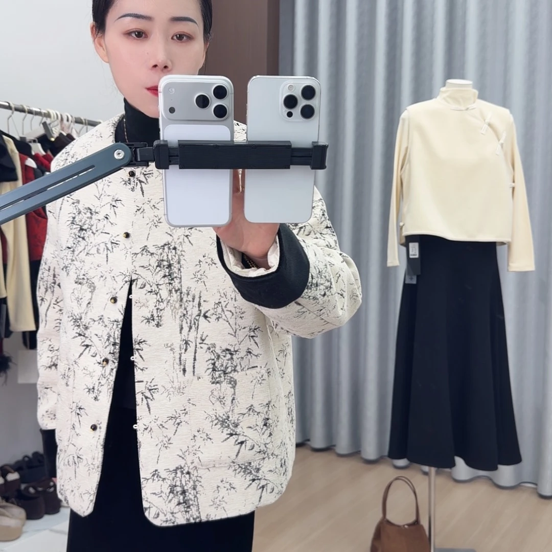Y***婴6362羽绒国风竹子m