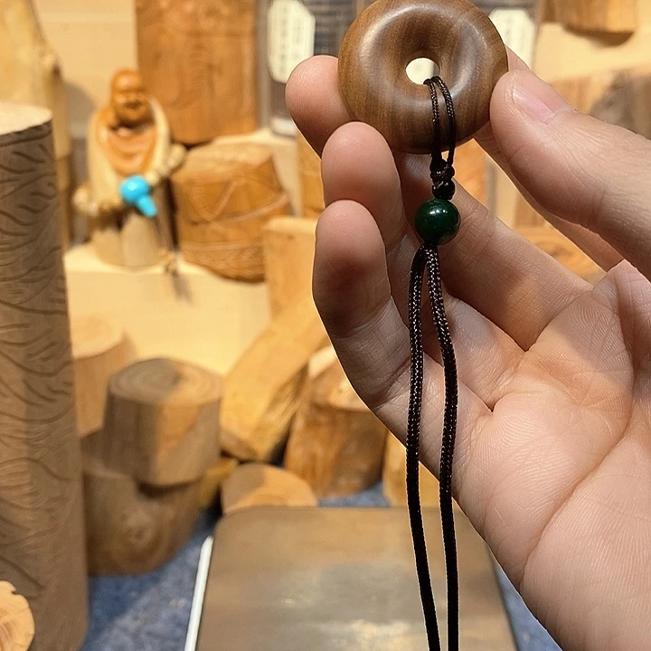 木吕*刚正区平安扣木料木料75