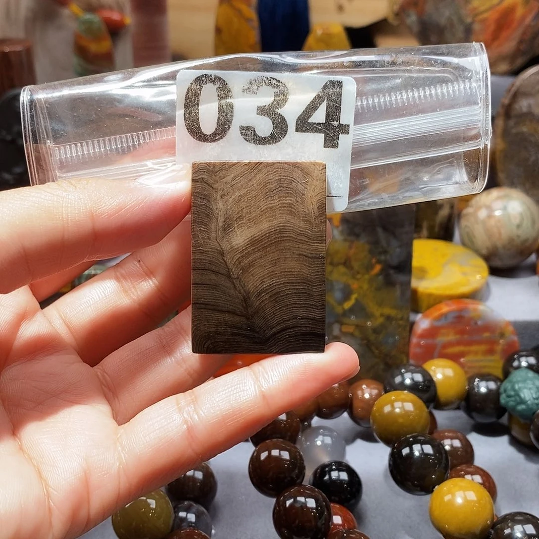 硅化玉天然北票硅化玉吊坠未镶嵌