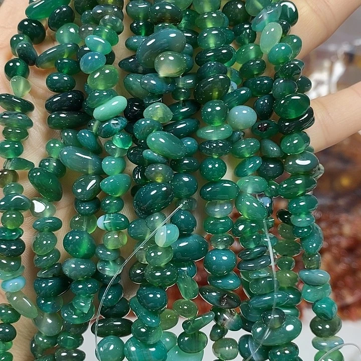 玛瑙/玉髓未镶嵌珠宝半成品玛瑙绕手4圈