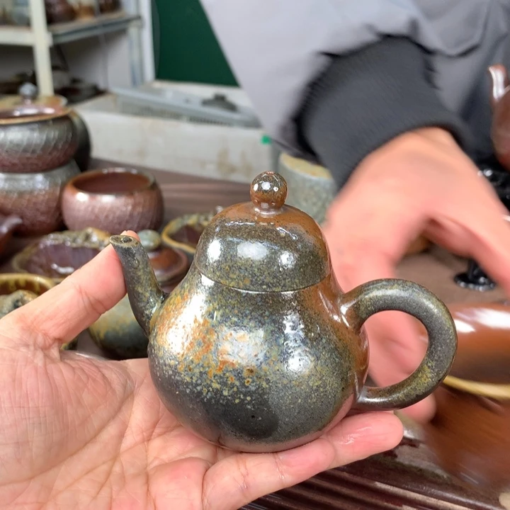 紫砂柴烧纯自然柴烧