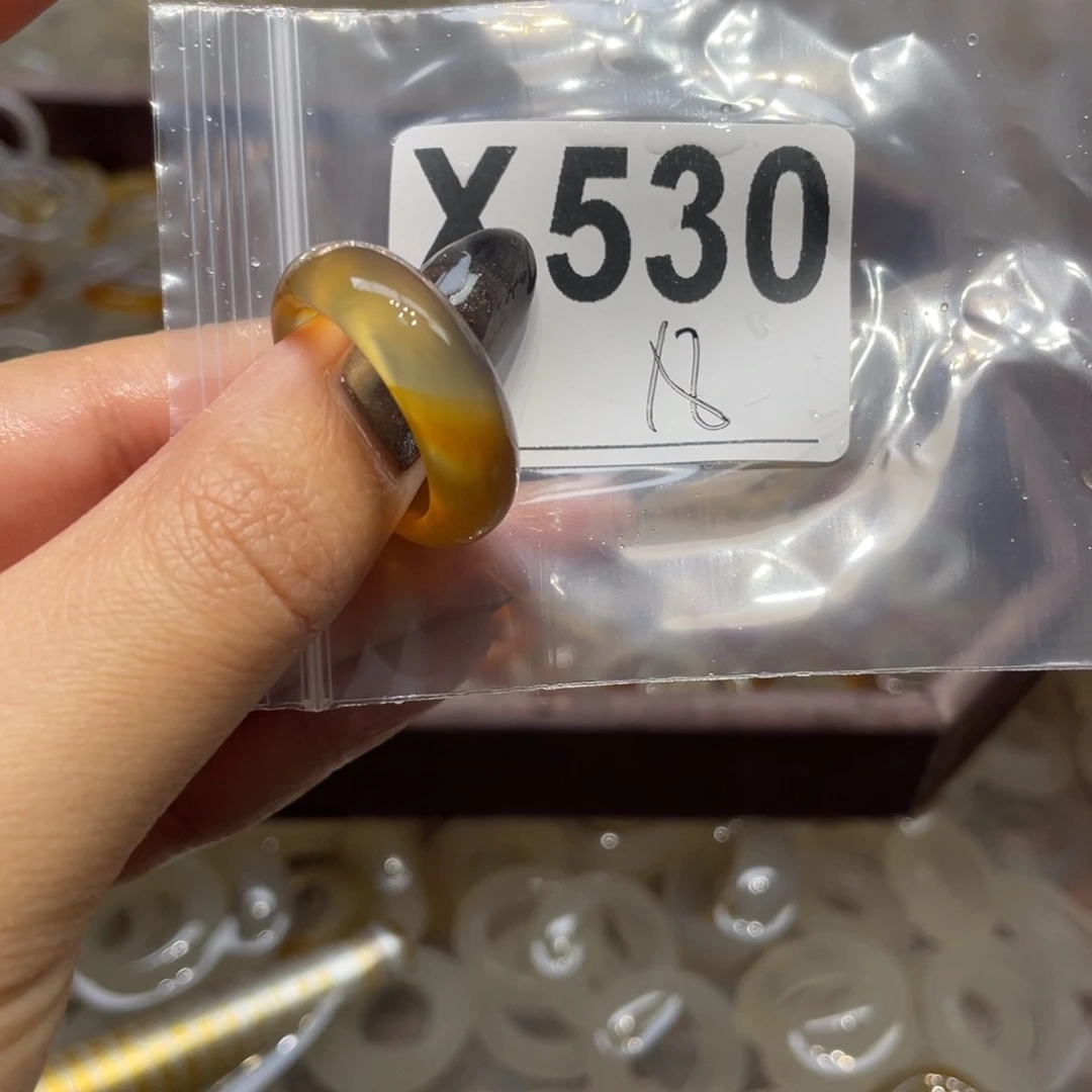 玛瑙/玉髓未镶嵌戒指530