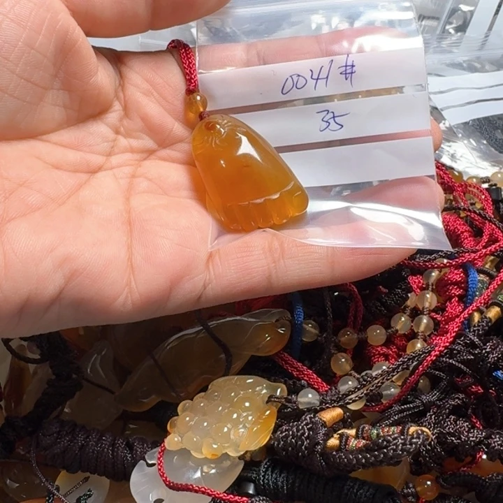 玛瑙/玉髓颈饰未镶嵌樱*0041