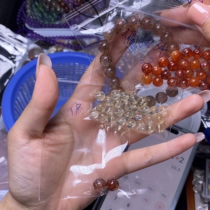 偏***执未镶嵌手链水晶散珠
