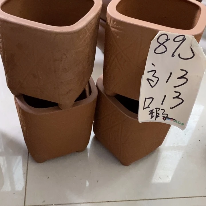 粗陶红陶绿植花盆895