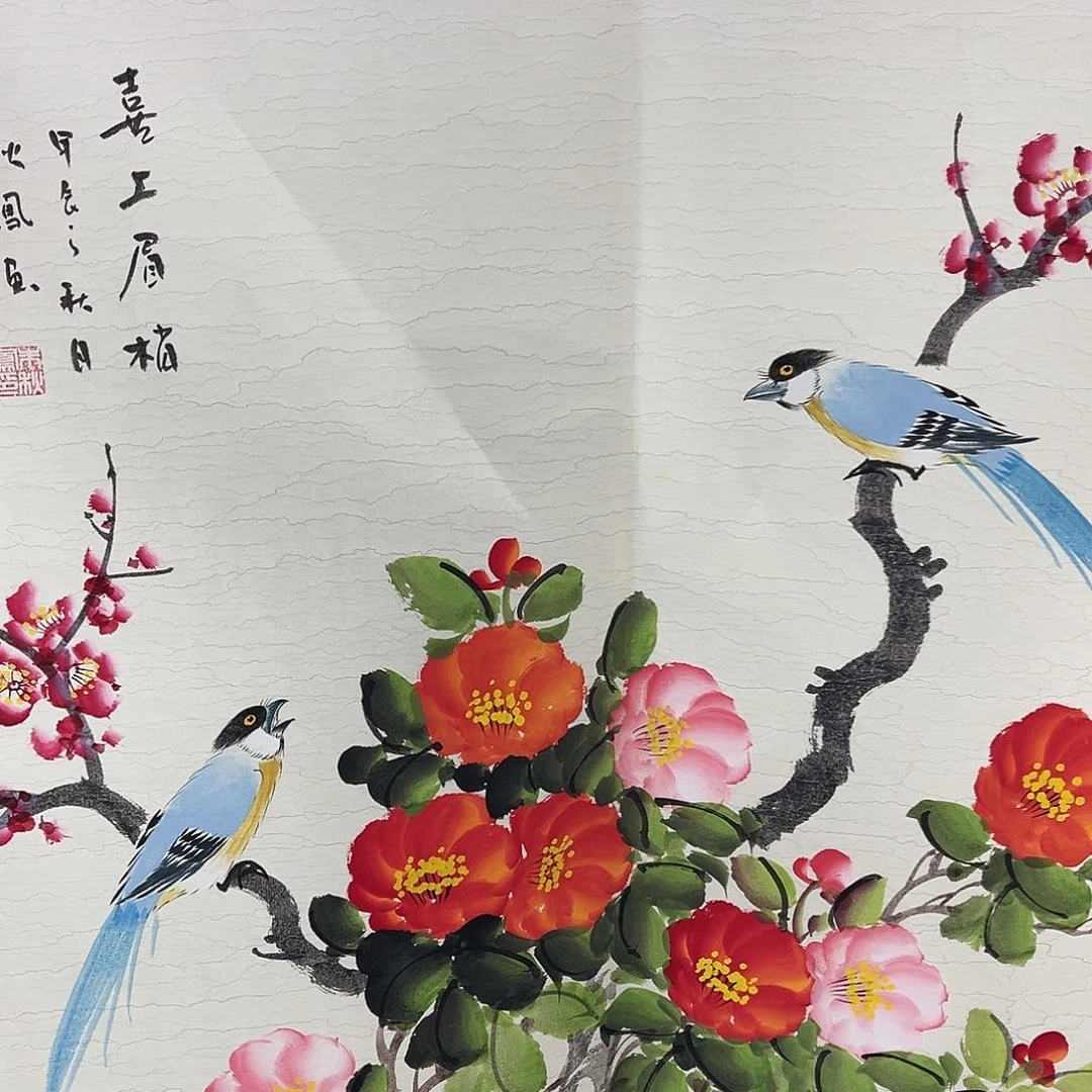 国画宣纸国画纯手绘作品