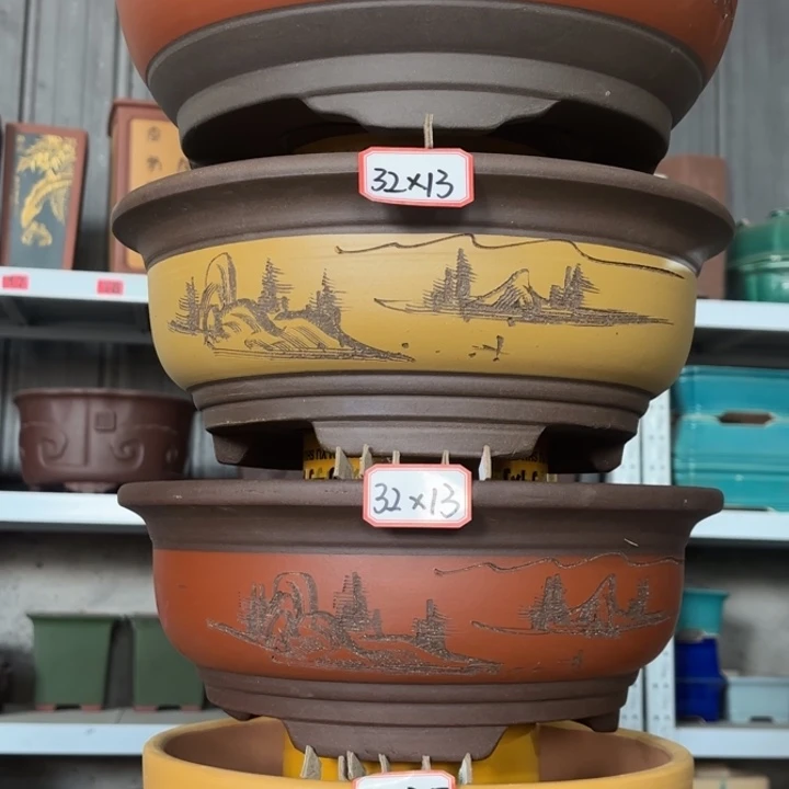 紫砂花盆               100-4