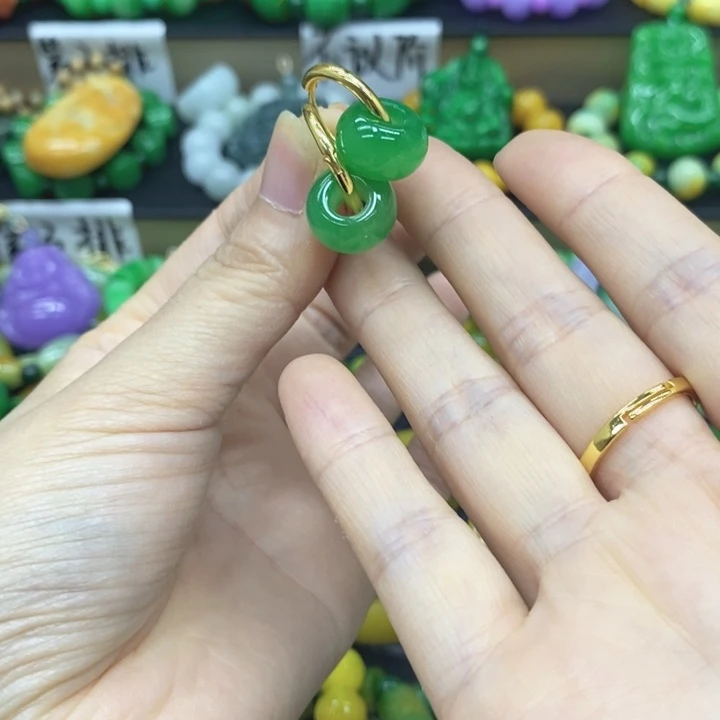 未镶嵌翡翠耳饰耳坠44