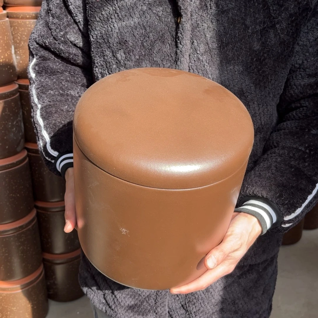 紫砂茶叶罐8 饼茶叶罐