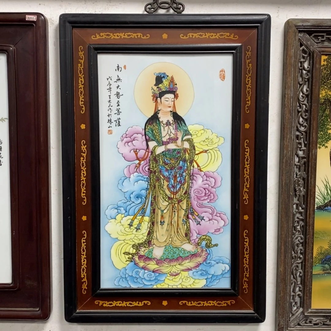 瓷75*52 景德镇瓷板画柴窑烧制