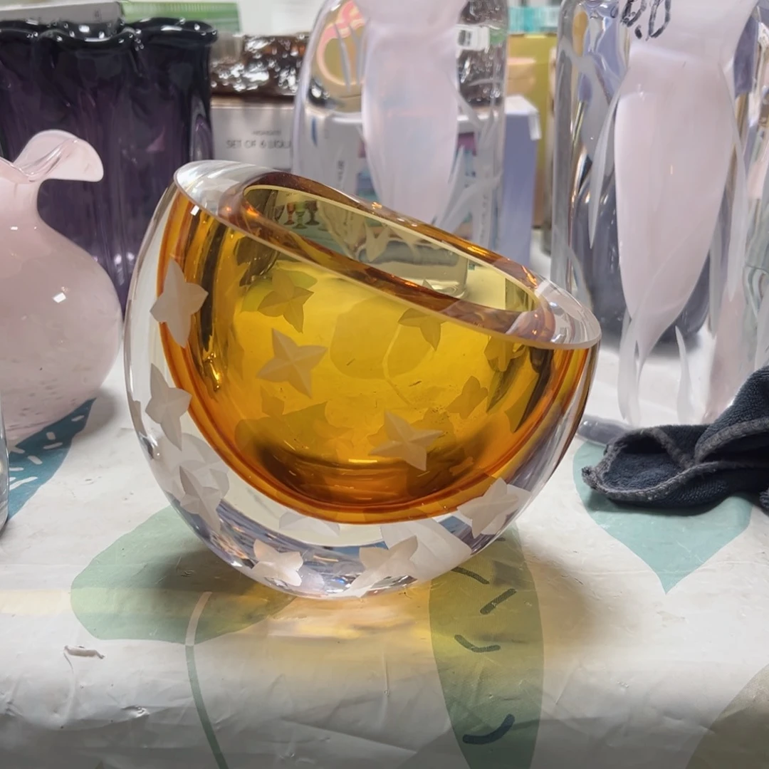 高 15 轻奢琉璃花器微瑕福利有伤