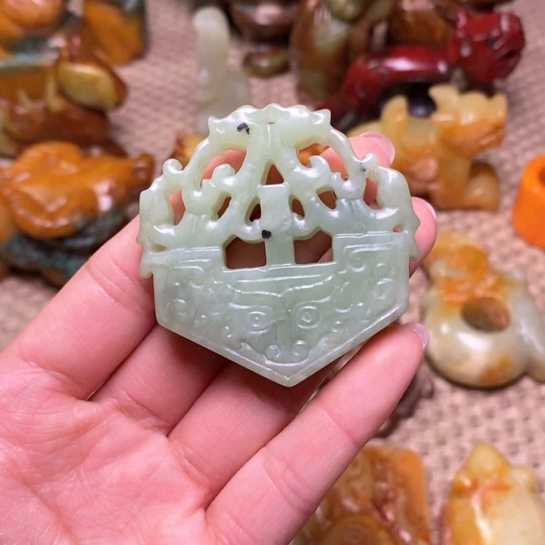 白玉菩提吊坠白玉菩提白玉菩提摆件