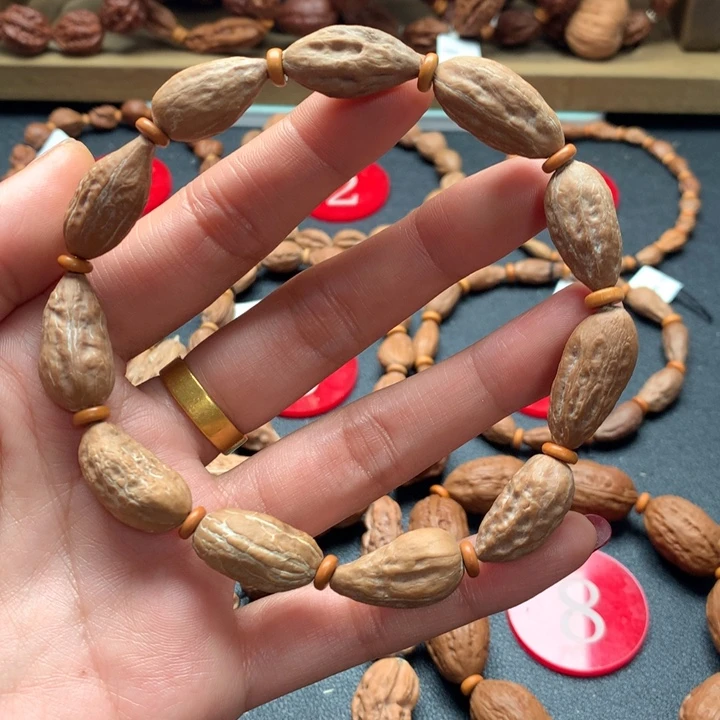 文玩核桃手串888光头异型