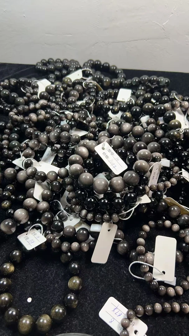 非金属陶瓷手链 直播间拍 天然【黑 曜 石】男女款