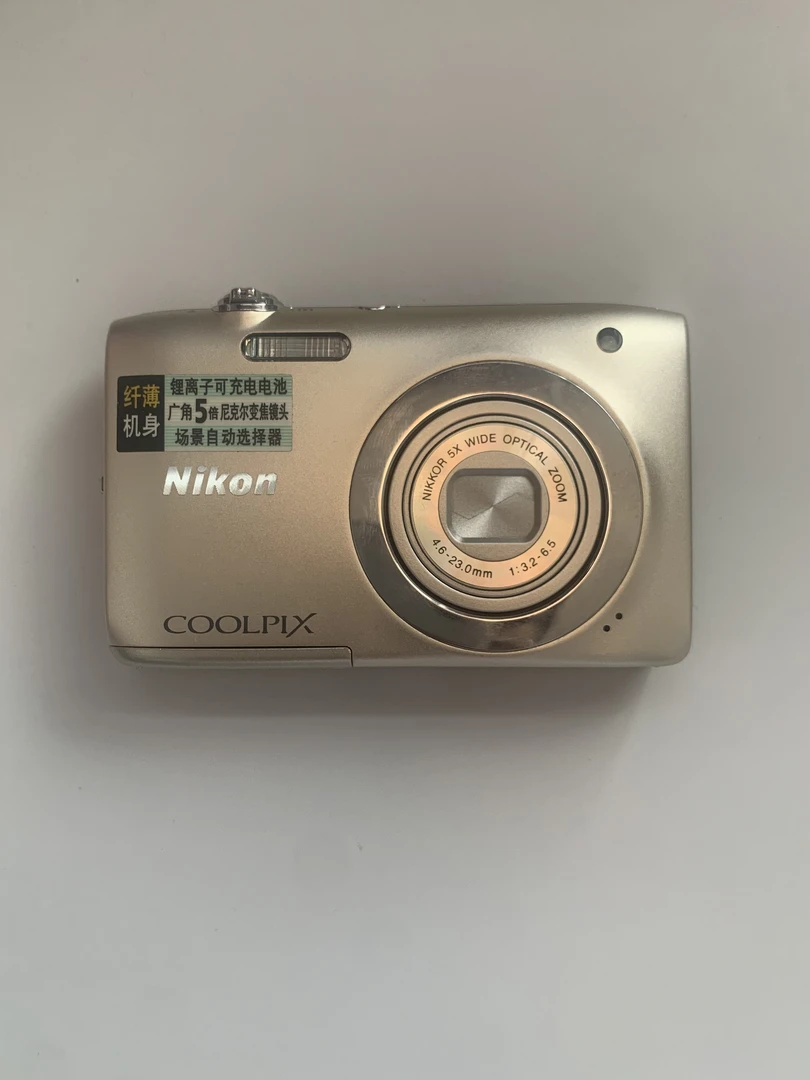 95新 Nikon/尼康 s2600 大热门 香槟色 1400万像素 5倍光学变焦