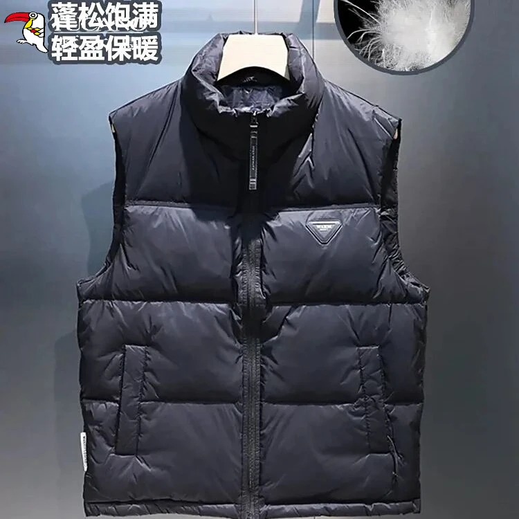 TUCANO/啄木鳥2025秋冬新款简约立领羽绒马甲男士无袖背心坎肩外