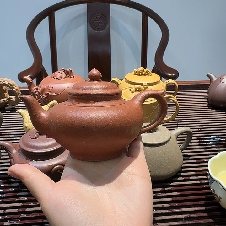 茶壶紫砂红降笑樱