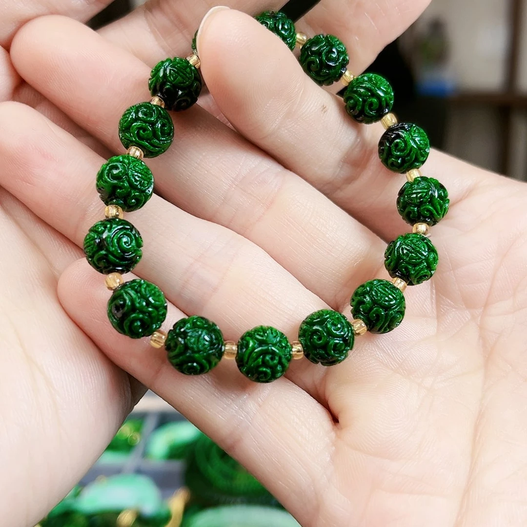 翡翠手链未镶嵌手链