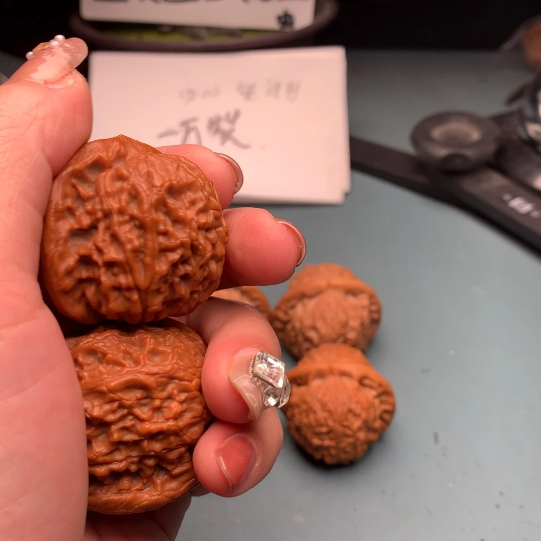 文玩核桃把件金麒麟4243