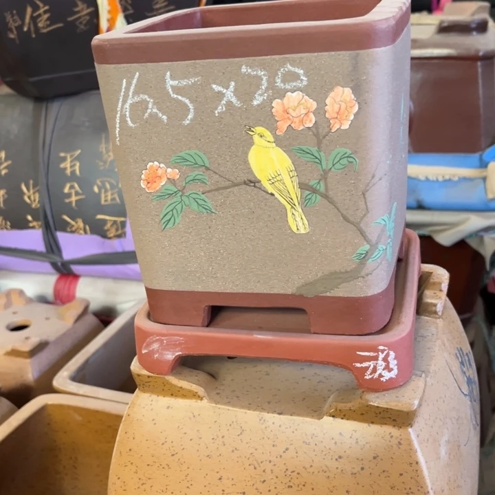 紫砂花盆紫砂花盆