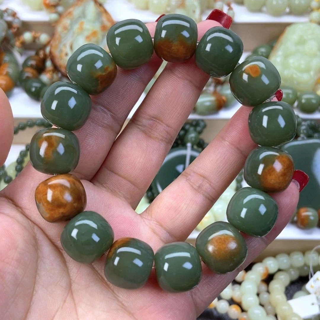 透闪石质玉手串未镶嵌