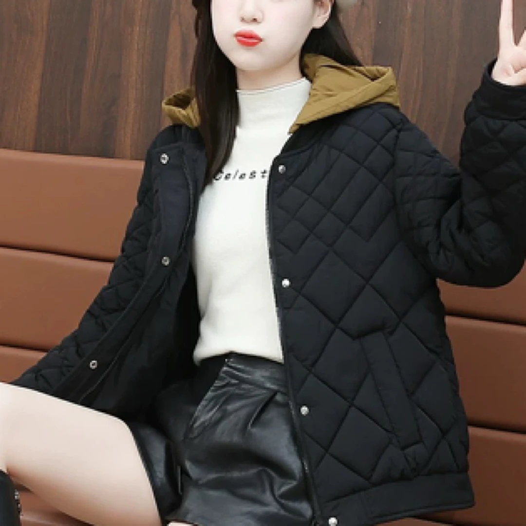 （塔苏）新款短款戴帽子棒球服9868（帽子可以拆卸）