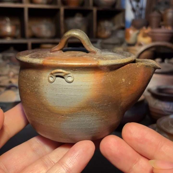 备前烧宝瓶难波正作