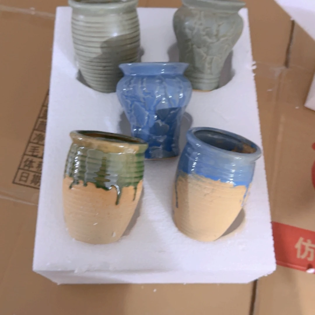 紫砂花盆粗陶盆醋